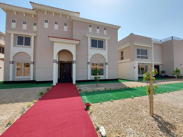 Front angle of the house