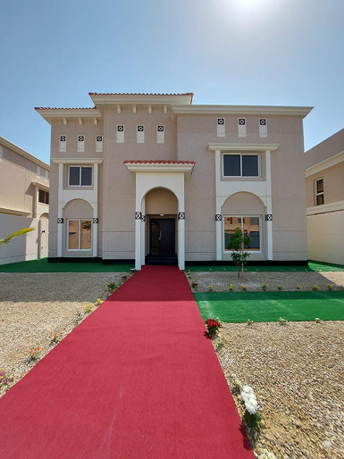Front view of the house